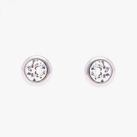 Ted Baker Sinaa Silver Finish Crystal Stud Earring