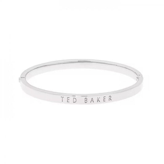 Ted Baker Clemina Silver Finish Hinged Bangle