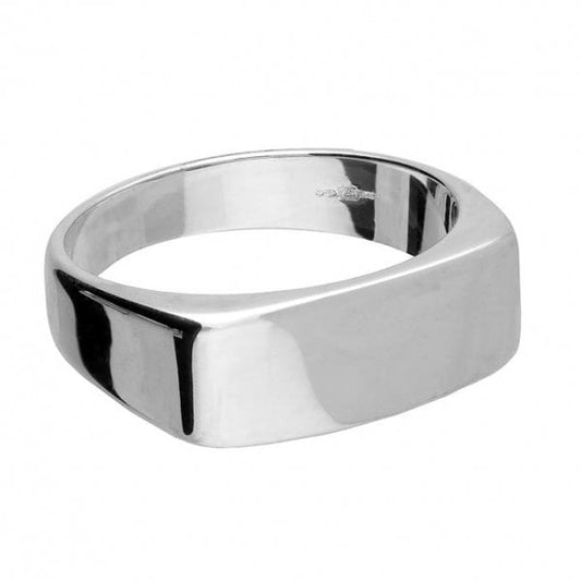 Gents Sterling Silver Ring Size T