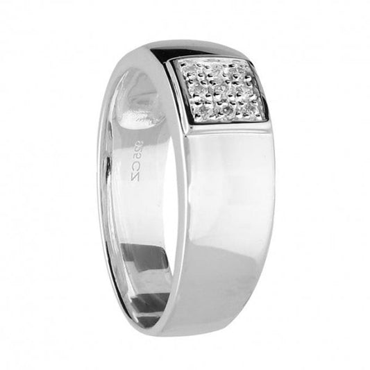 Gents Sterling Silver Ring - Size V