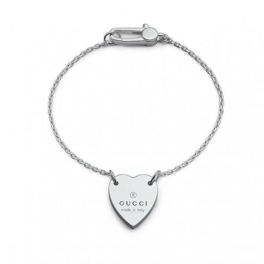 Trademark bracelet with heart pendant - Size 17