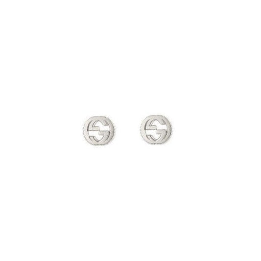 Gucci Interlocking Earrings Silver