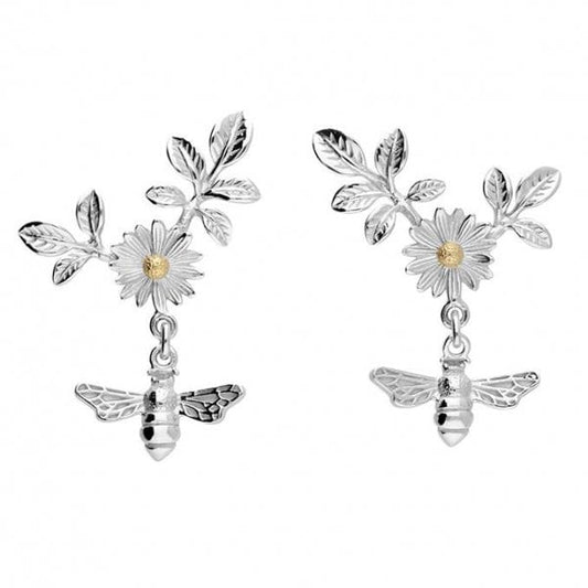 Sterling Silver Earrings - Daisy & Bee