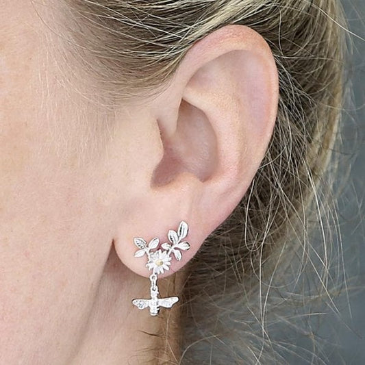 Sterling Silver Earrings - Daisy & Bee