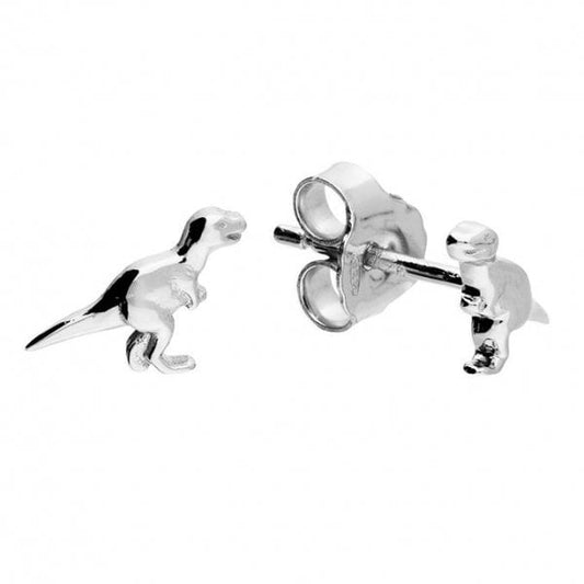 Sterling Silver Earrings - T-Rex Studs