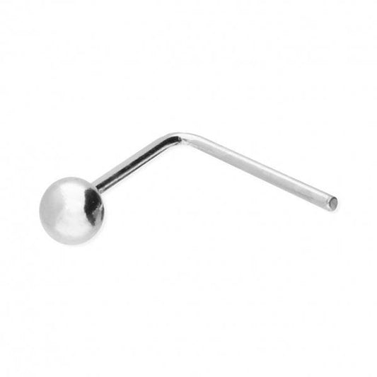 Sterling Silver Nose Stud - 2.5mm Bead