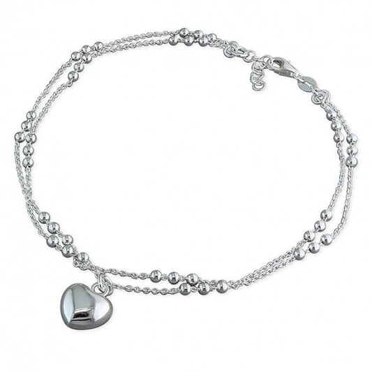 Sterling Silver Anklet 25cm