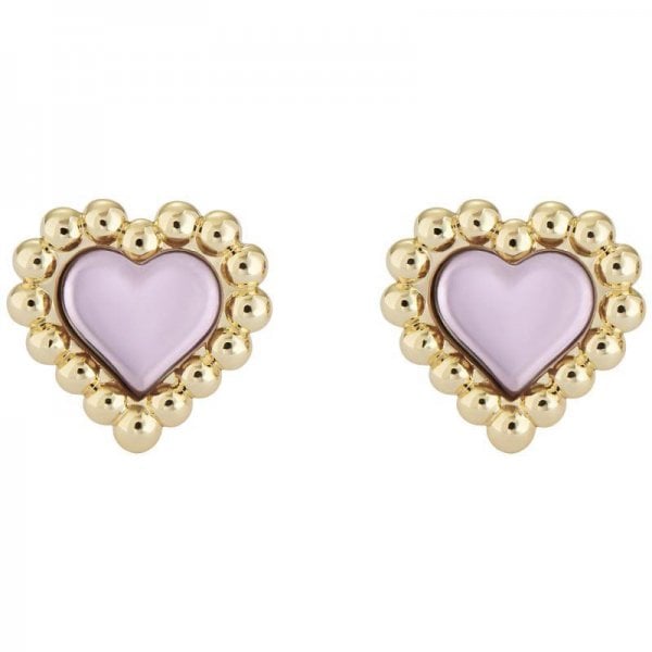 Ted Baker HEIDDY Gold Tone Heart of Glass Stud