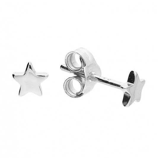 Sterling Silver Earrings - Star Studs
