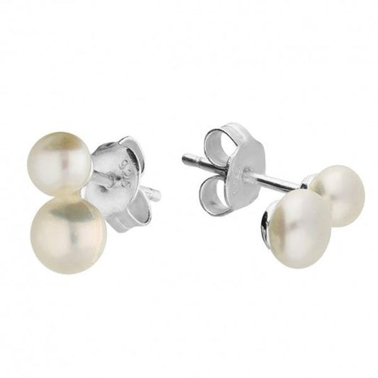 Sterling Silver Earrings - Fresh Water Pearl Studs