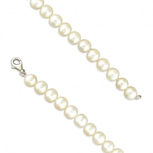 Sterling Silver Necklace 46cm - Freshwater Pearls