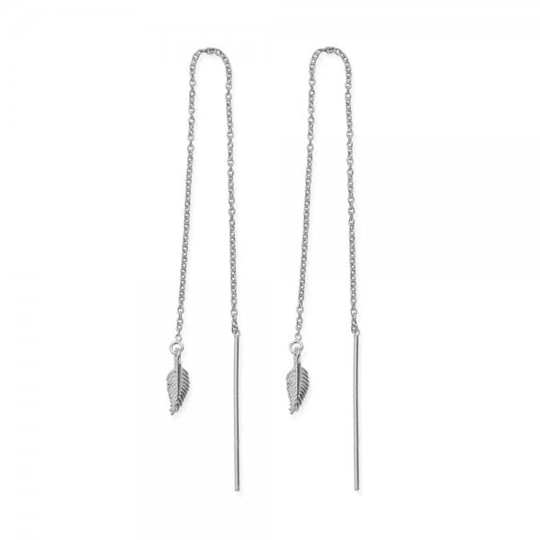 FEATHER OF COURAGE PULL THROUGH EARRINGS