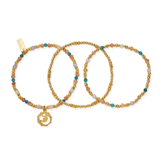 GOLD SOUL VIBRATIONS STACK OF 3