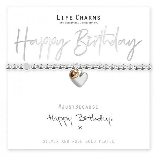 HAPPY BIRTHDAY HEARTS BRACELET