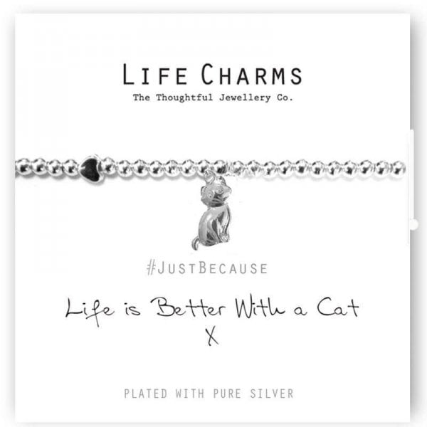 Life is Better with a Cat Bracelet