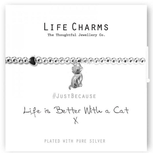 Life is Better with a Cat Bracelet