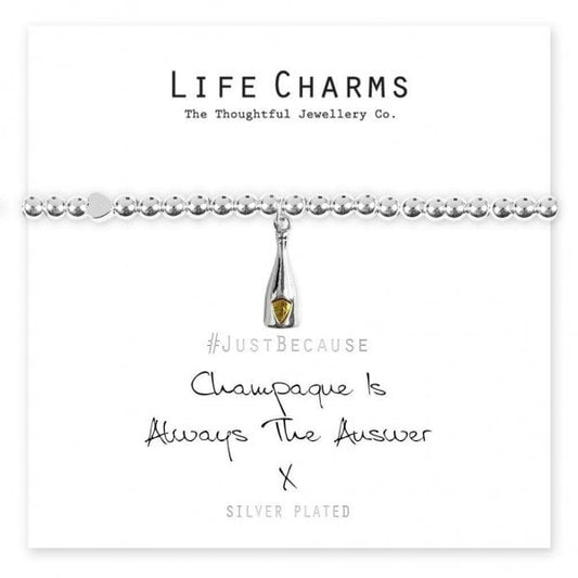Champagne is always the answer Bracelet