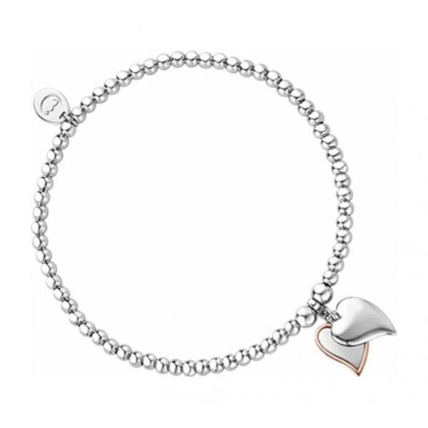 Cwtch Double Heart Affinity Bead Bracelet