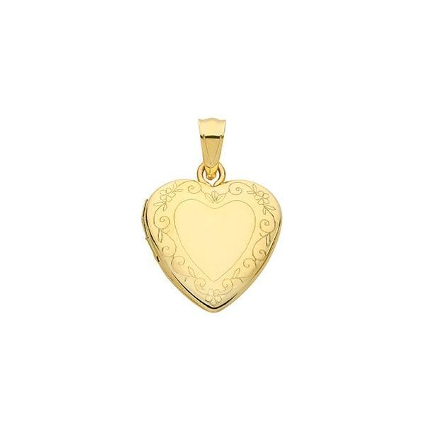 9ct Yellow Gold Heart Locket