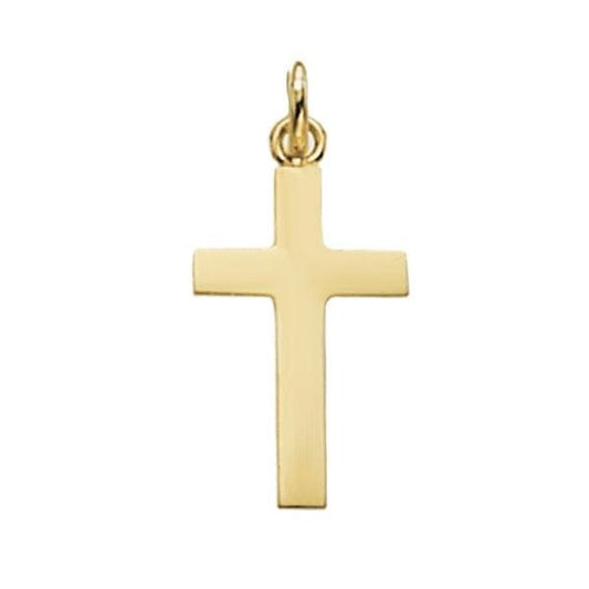 9CT YELLOW GOLD CROSS PENDANT