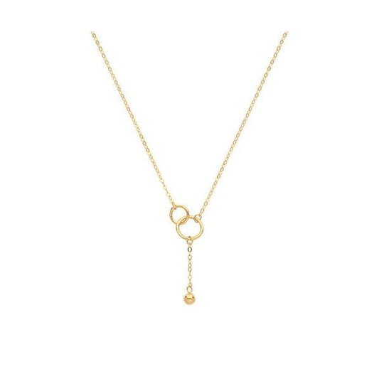 9ct Yellow Gold Drop Chain Necklet
