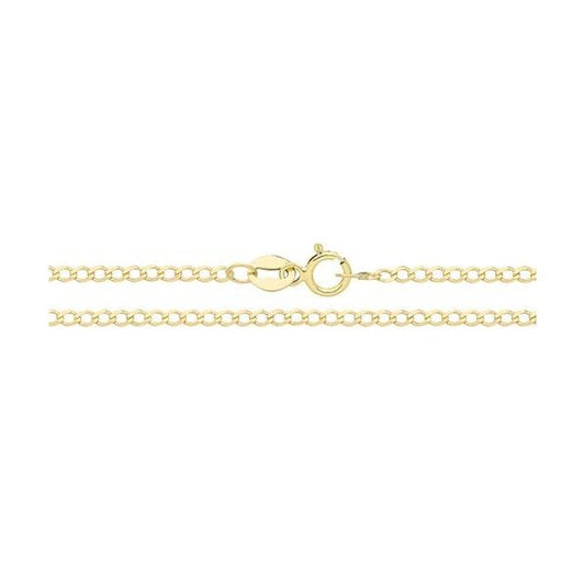 9ct Yellow Gold Curb Chain