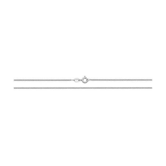 Silver Fine Curb Chain