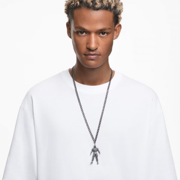 Black Panther © MARVEL necklace, Ruthenium plated