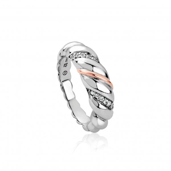 Lover's Twist Ring SIZE P