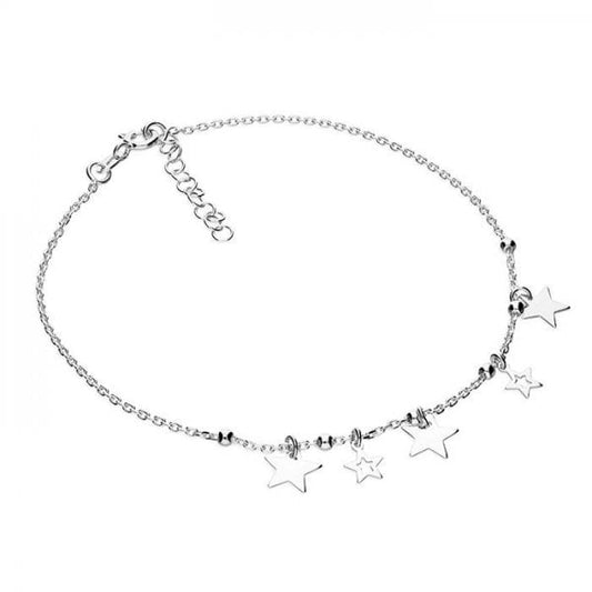 Sterling Silver Anklet 23cm-26cm