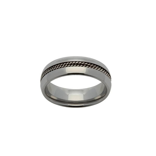 GENTS TUNGSTEN RING SIZE 62