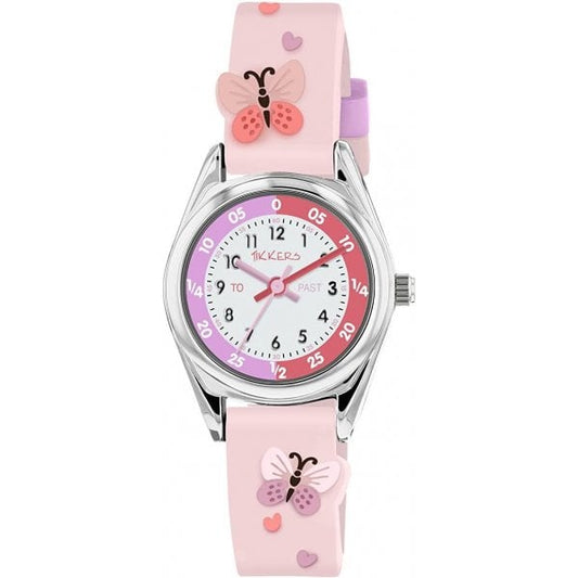 Girl's Analog Quartz Watch with Silicone Strap