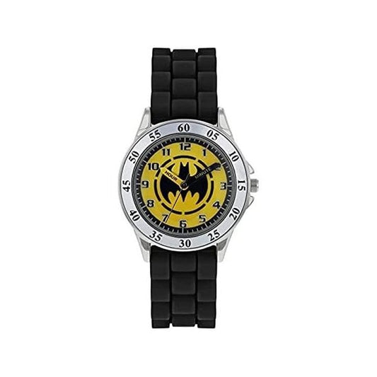 BATMAN Boys Analogue Quartz Watch with Rubber Stra