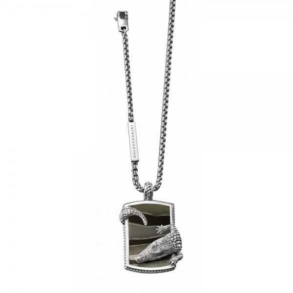 EX-DISPLAY Men's Crocodile Calcite Chain