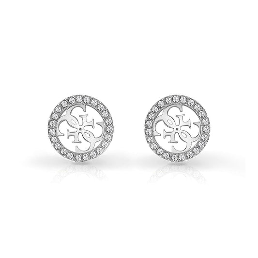 Ladies 4G Logo & Pave Stud Earrings