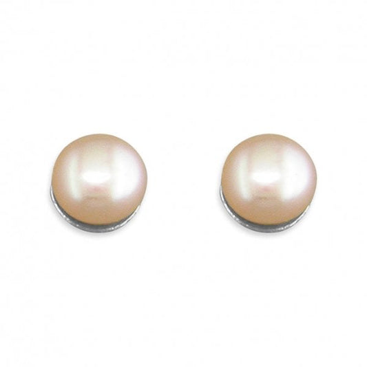 Pink Freshwater Pearl Studs