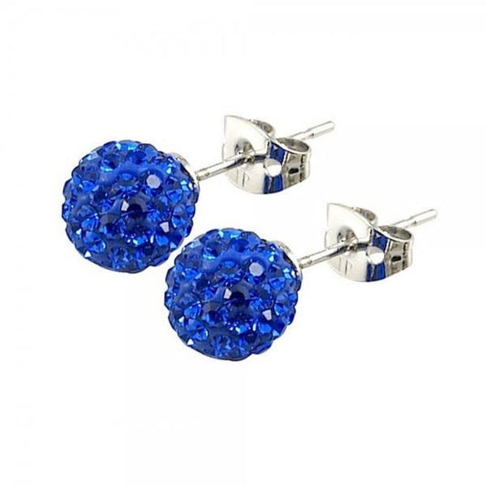 10mm Blue Earrings