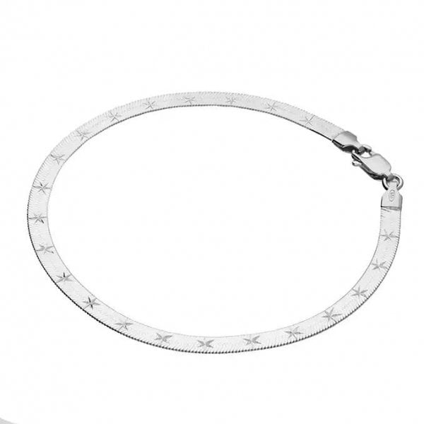 Sterling Silver Bracelet 19cm