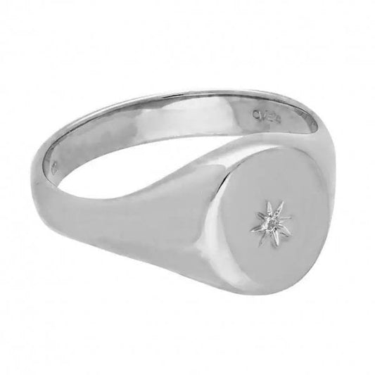 Gents Sterling Silver Ring SIZE M