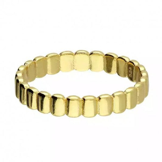 Yellow Gold Plated Ring Size K