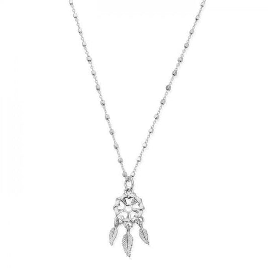 Delicate Cube Chain Dream Catcher Necklace