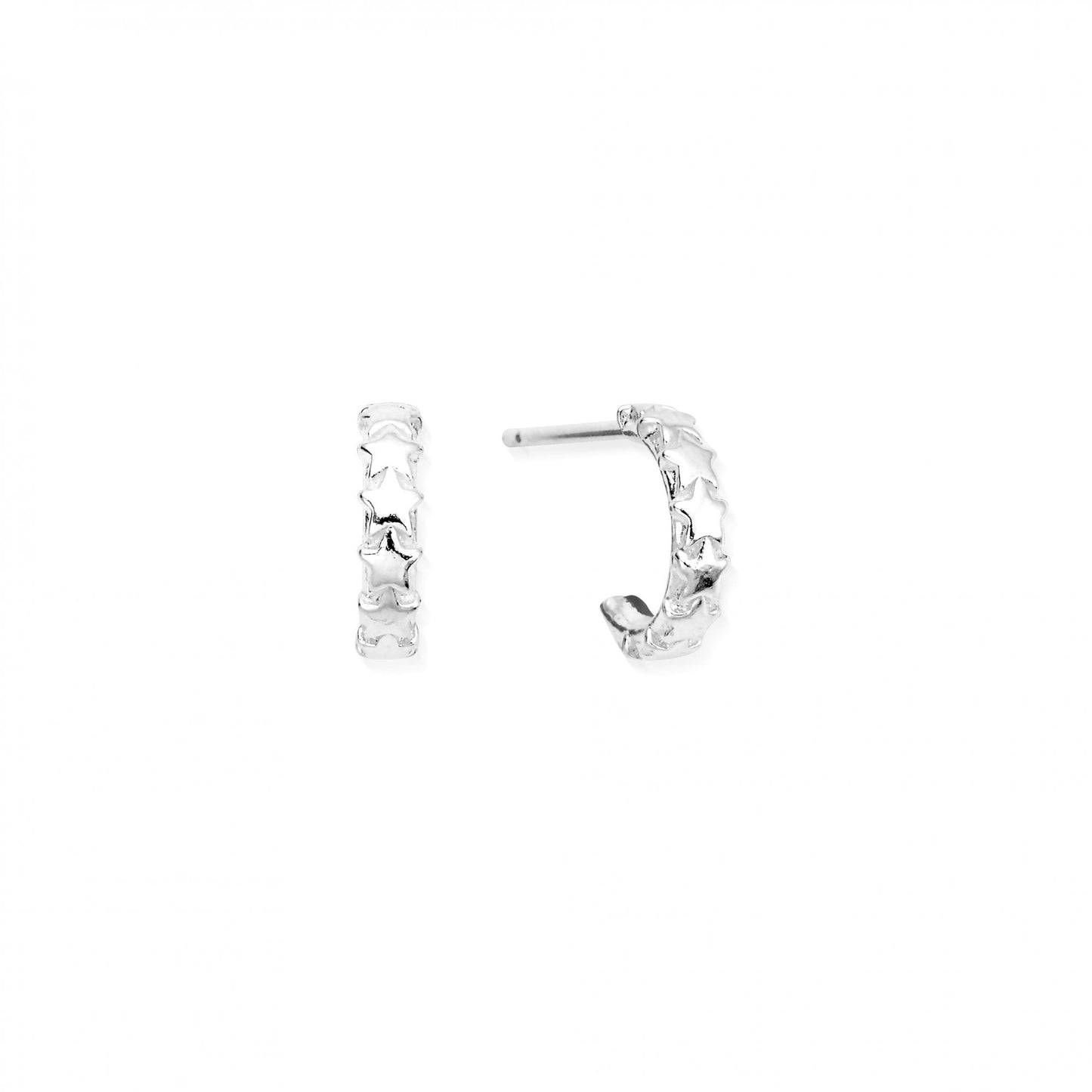 Tiny Multi Star Huggie Hoops