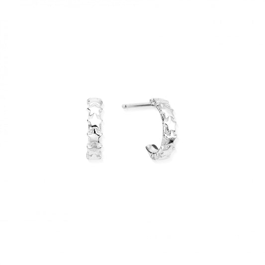 Tiny Multi Star Huggie Hoops