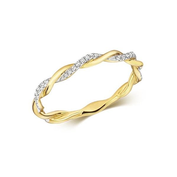 DIAMOND TWIST RING