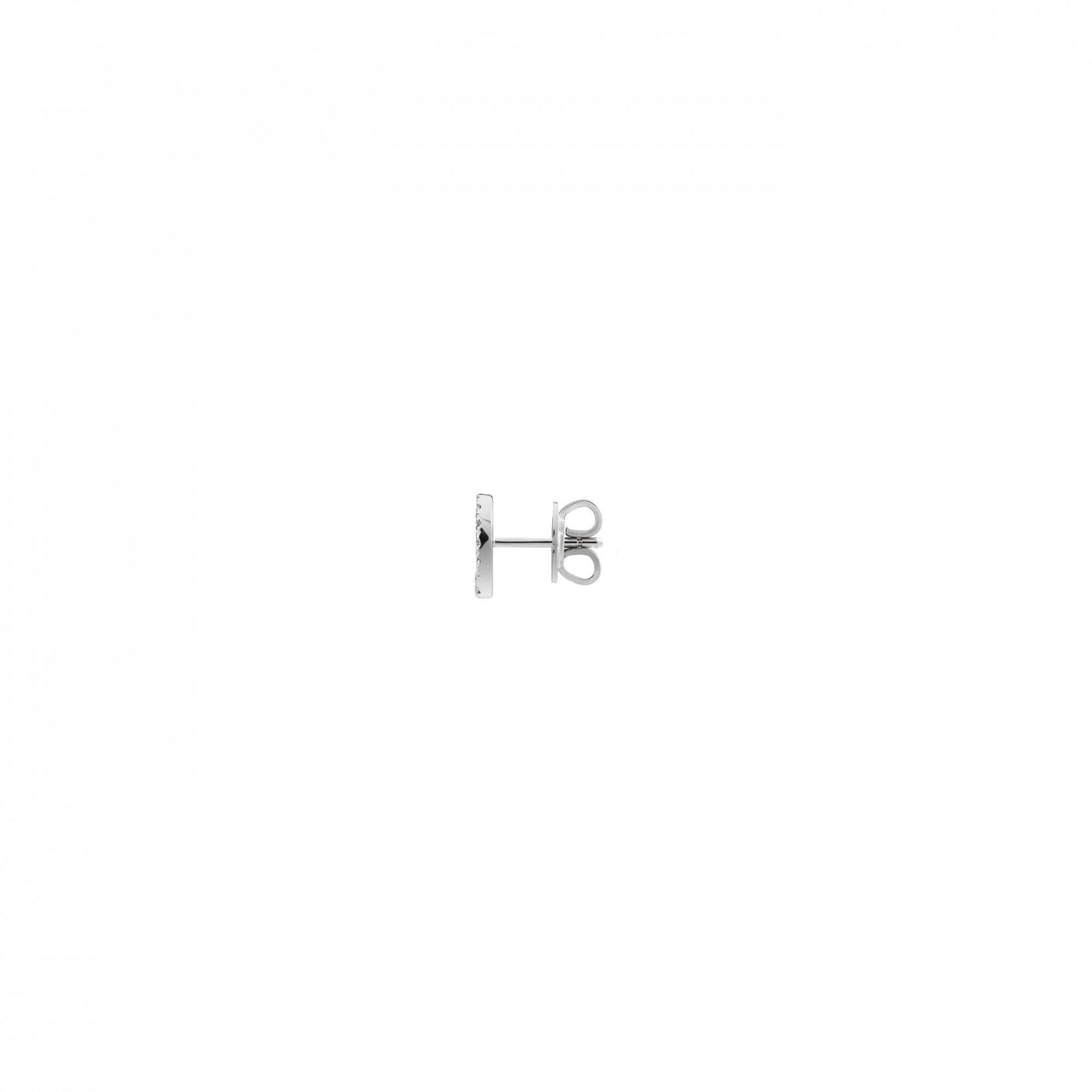 Gucci Interlocking Earrings Large - White Gold
