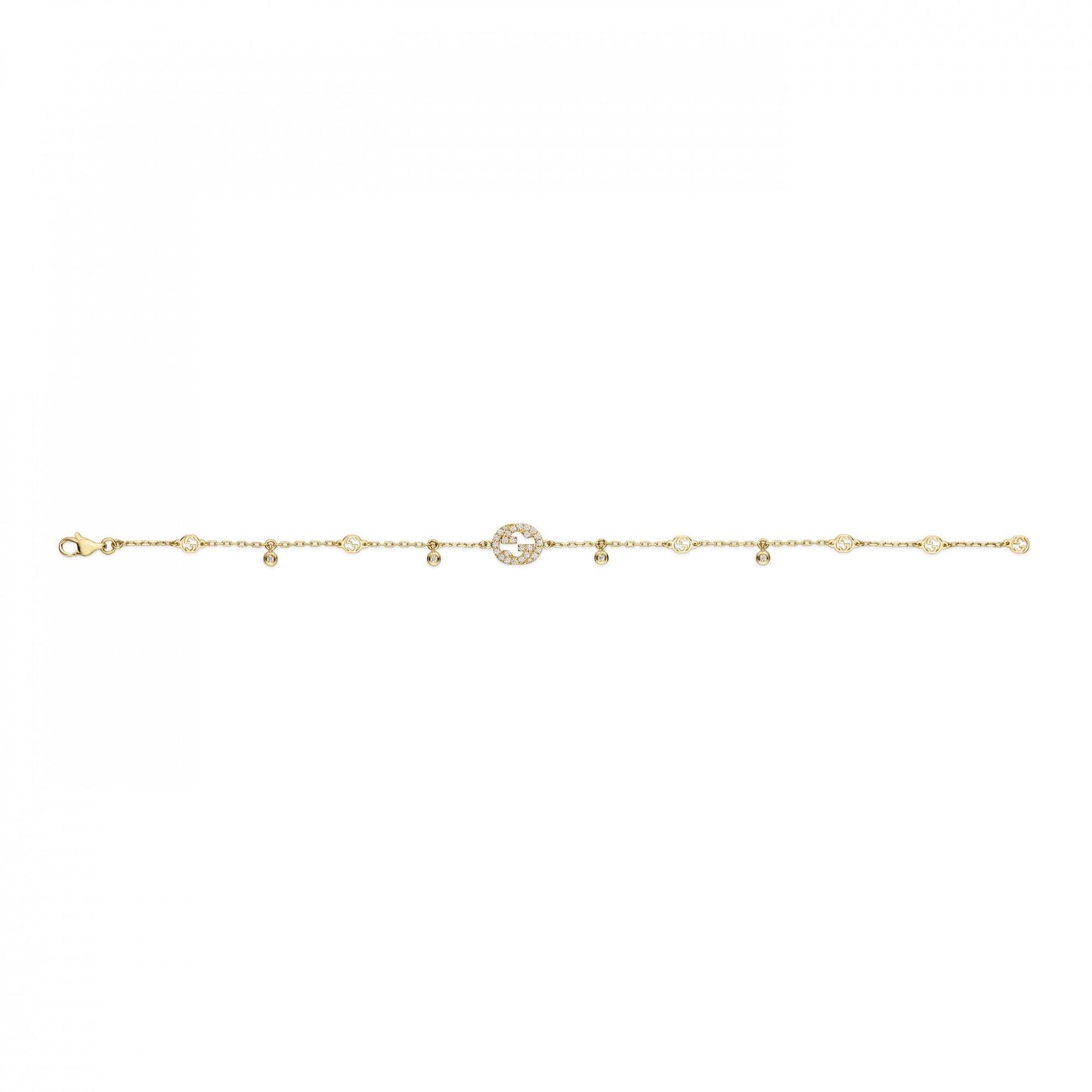 Gucci Interlocking Bracelet Large - Yellow Gold