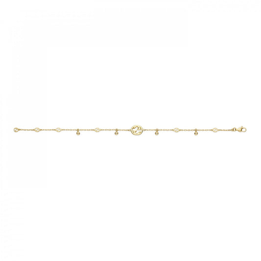 Gucci Interlocking Bracelet Large - Yellow Gold
