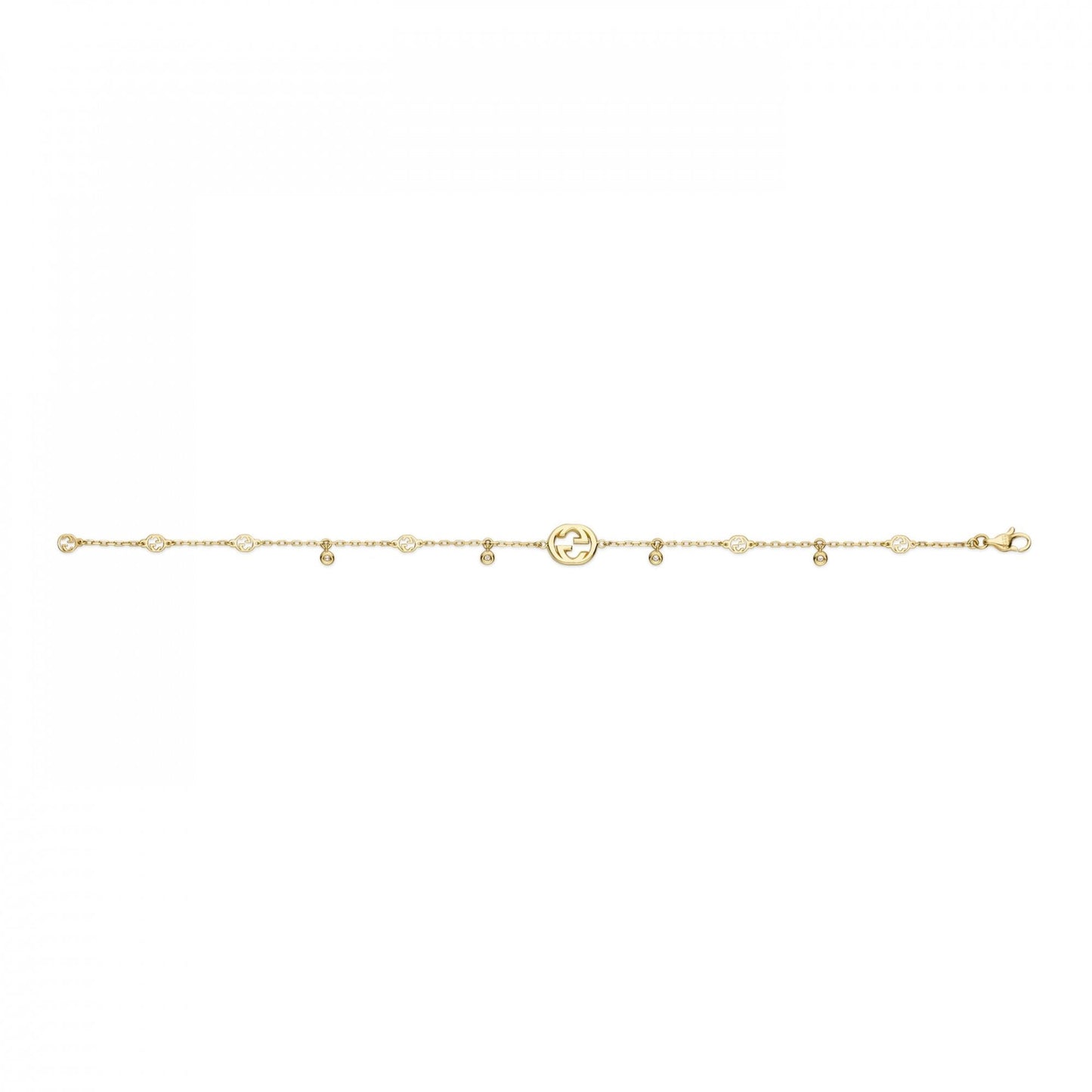 Gucci Interlocking Bracelet Large - Yellow Gold