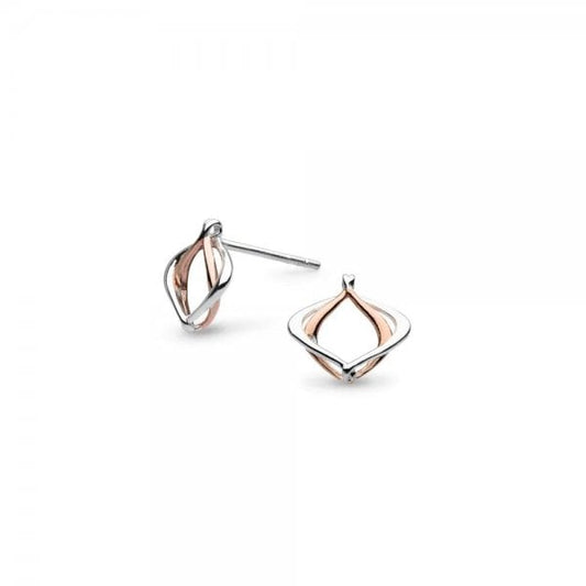 Entwine Alicia Rose RGP Petite Stud Earrings