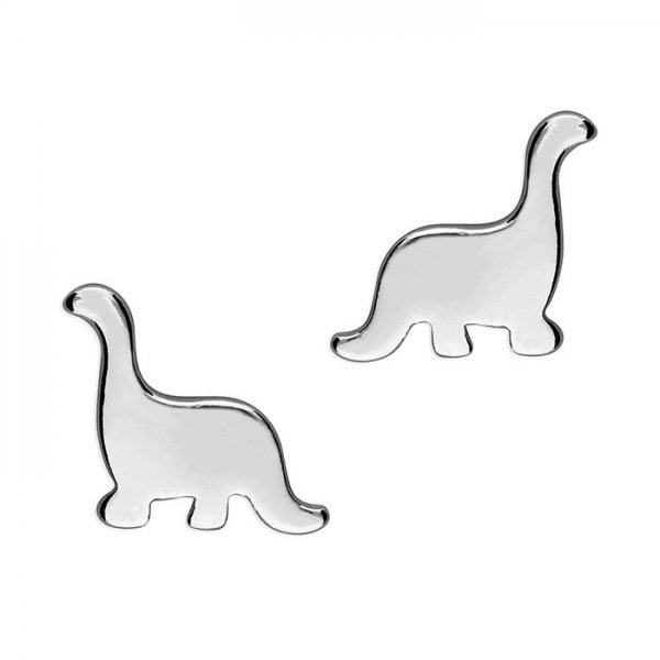 Silver Small Dinosaur Studs